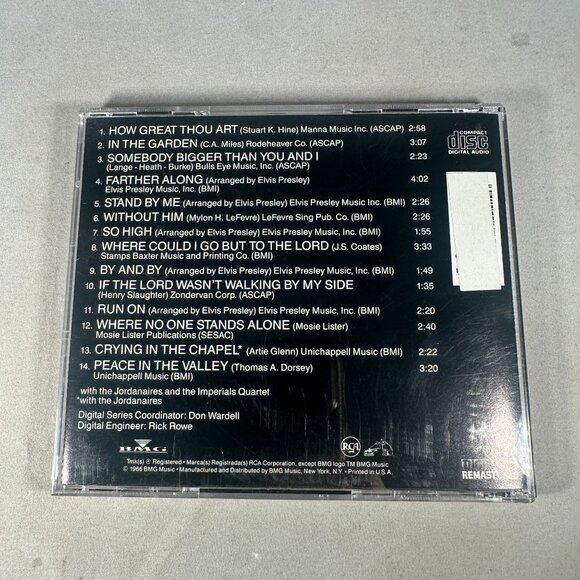 How Great Thou Art Elvis Presley Remastered CD RCA 1999 Gospel Classics - Picture 2 of 3